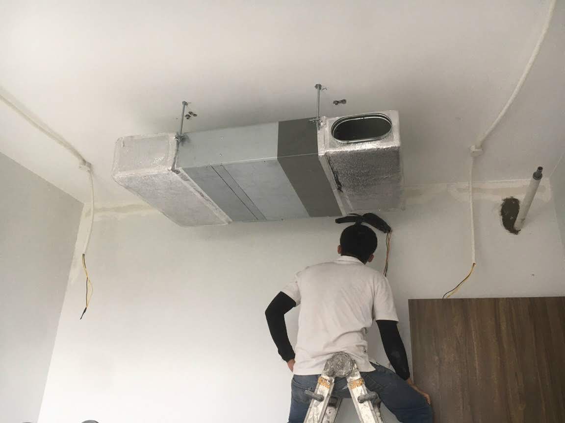 Thi công điều hòa nối ống gió
