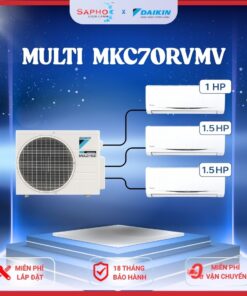 MKC70/ 1.5HP +1.5HP +1.0HP Combo Máy lạnh Daikin Multi S Model Thái lan 2026