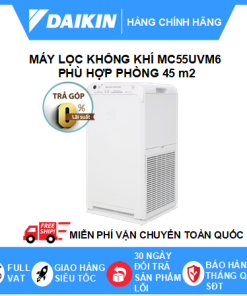 Máy Lọc Không Khí MC55UVM6 - Chính Hãng Daikin - Phòng 45m2