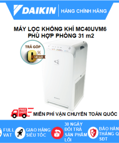 Máy Lọc Không Khí MC40UVM6 - Chính Hãng Daikin - Phòng 31 m2