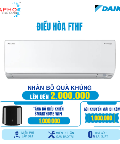 Máy lạnh treo tường FTHF loại Thiết kế Coanda - Inverter - 2 chiều Lạnh/Sưởi