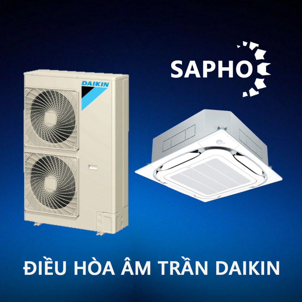 Dàn lạnh và dàn nóng máy điều hòa âm trần Daikin